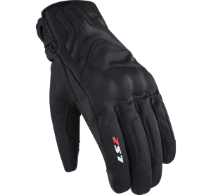 LS2 JET 2 MAN GLOVES BLACK