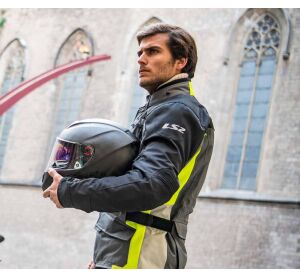 LS2 LANCE MAN JACKET GREY BLACK YELLOW