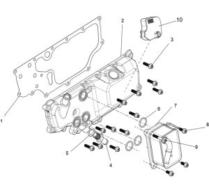 Lower crankcase cover sub-assembly