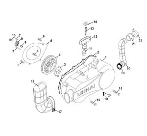 LEFT CRANKCASE COVER