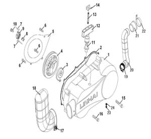 LEFT CRANKCASE COVER