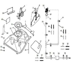 FUEL TANK （FOR DOWN PUMP）