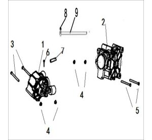 FRONT AND REAR GEAR-BOX