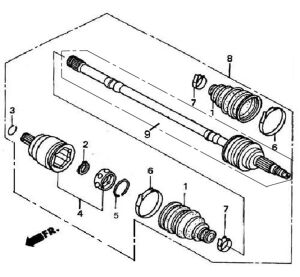 FRONT DRIVE AXLE （FOR 4WD）
