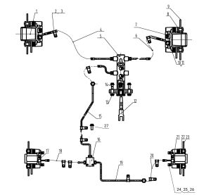 BRAKING SYSTEM   (WITHOUT REAR DIFFER AXL ASSY STYLE)