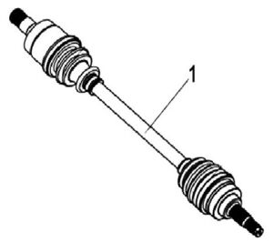 REAR RIGHT DRIVE AXLE (XL)