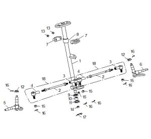 Steering,Shaft ,Link