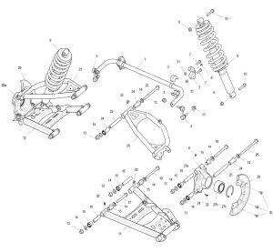 Rear suspension assembly