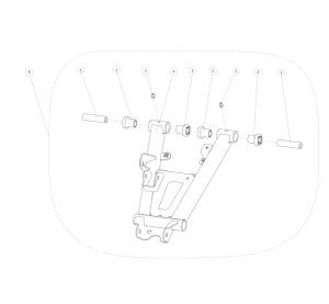 LOWER WELD ARM （RL）