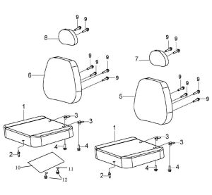 SEAT ASSY