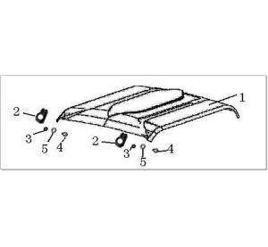 OPTION  (ROOF PANEL ASSY)   (OLD FACE FOR DOUBLE SEATS AND LONG BENCH SEAT)