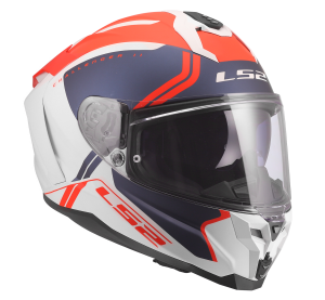 LS2 FF817 CHALLENGER II TITAN WHITE BLUE RED