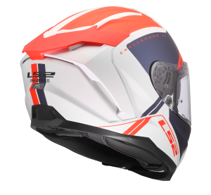 LS2 FF817 CHALLENGER II TITAN WHITE BLUE RED