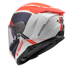 LS2 FF817 CHALLENGER II TITAN WHITE BLUE RED