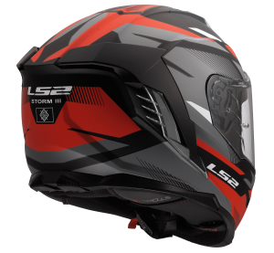 LS2 FF818 STORM III KOMAI BLACK RED