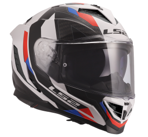 LS2 FF818 STORM III SPORTY WHITE BLUE RED