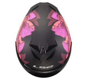 LS2 FF820 RAPID III POPPIES II BLACK PINK