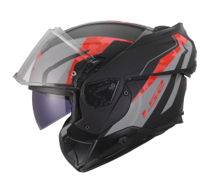 LS2 FF910 ADVANT II GLIDE BLACK GREY RED