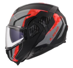 LS2 FF910 ADVANT II GLIDE BLACK GREY RED