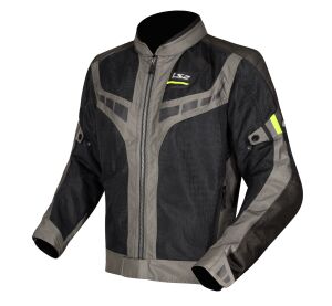 LS2 GARDA AIR MAN JACKET GREEN BLACK H-V YELLOW 3XL