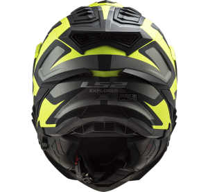 LS2 MX701 EXPLORER ALTER MATT BLACK H-V YELLOW