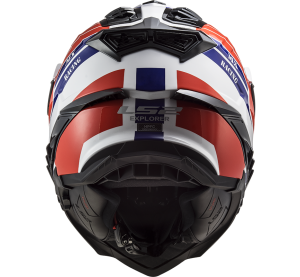 LS2 MX701 EXPLORER ATLANTIS G.WHITE RED BLUE