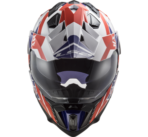 LS2 MX701 EXPLORER ATLANTIS G.WHITE RED BLUE