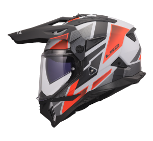 LS2 MX702 PIONEER II BLOCK GREY RED-06