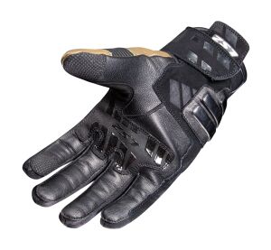 LS2 OCTANE WP LEATHER MAN GLOVES BLACK BROWN