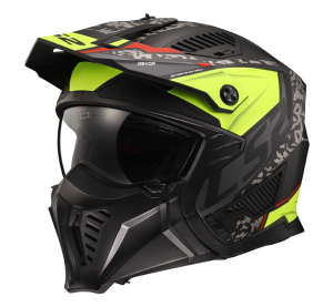 LS2 OF606 DRIFTER DEVOR M.BLACK H-V YELLOW-06