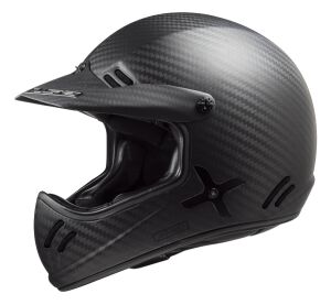 LS2 MX471 XTRA SINGLE MONO MATT CARBON