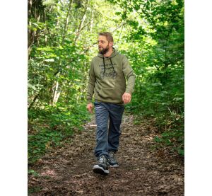 Finntrail Hoody ATV skull Khaki