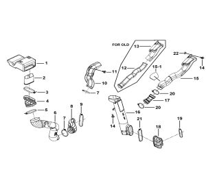 C.V.T. DUCTING COMPONENTS