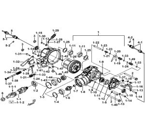 FRONT DIFFERENTIAL ASSY.(FOR LOCK)