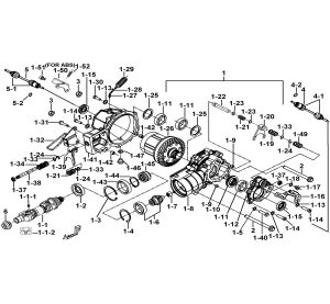 FRONT DIFFERENTIAL ASSY.(FOR LOCK)