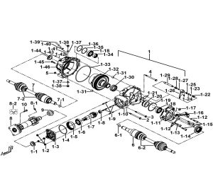 REAR DIFFERENTIAL ASSY.(FOR LOCK)