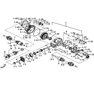REAR DIFFERENTIAL ASSY.(FOR LOCK)