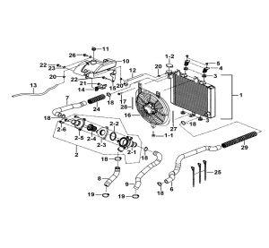 RADIATOR ASSY.、COOLING FAN
