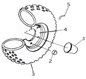WHEEL REAR (T3 EFI)