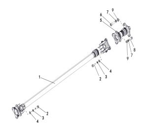 FRONT AND REAR KNUCKLE ASSY