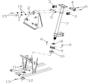 STEERING COLUMN (T3 EFI)