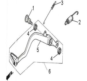 PEDAL, BRAKE