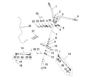 STEERING ASSY (WITHOUT EPS)