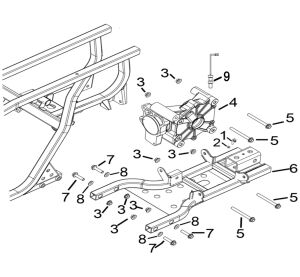 REAR GEAR-BOX BRACKET