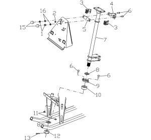STEERING COLUMN (T3 EFI)