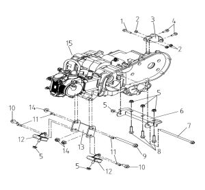 ENGINE ASSY (T3 EFI)