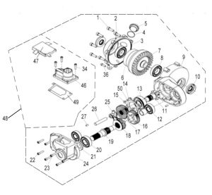 FRONT GEAR-BOX (FOR 4WD)