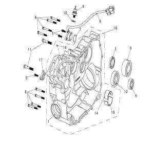 RIGHT CRANKCASE
