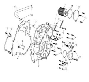 LEFT CRANKCASE COVER