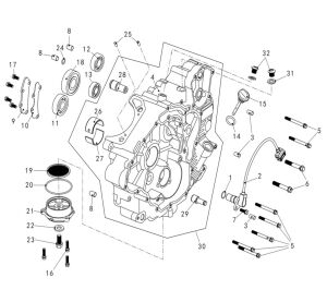 LEFT CRANKCASE